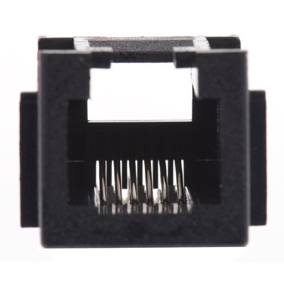 TE Connectivity 216548 Series Female RJ25 Connector, Through Hole, Cat3