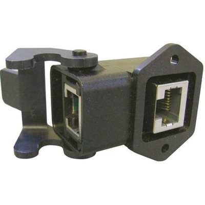 Harting Han 3A RJ45 Series Female RJ45 Connector, Feed Through