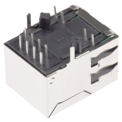 Halo Electronics FastJack Series Female RJ45 Connector, Through Hole