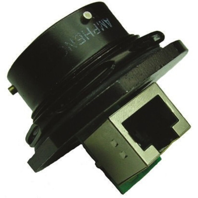 Amphenol Socapex RJF Series Female RJ45 Connector, Jam Nut, Cat5e