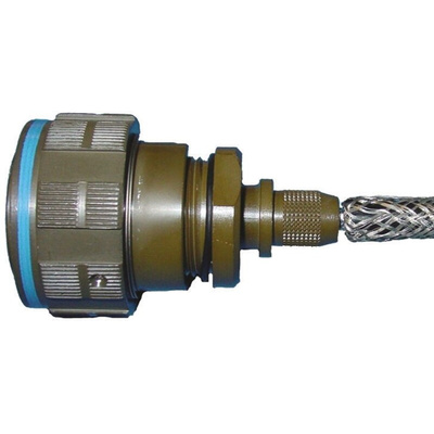 Amphenol RJFTV Series Male RJ45 Connector, Jam Nut, 360° EMI Shield
