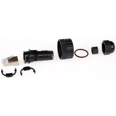 TE Connectivity 1546440-1 Series Male RJ45 Connector, Cable Mount