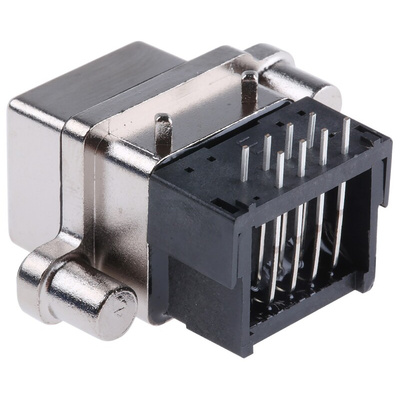 Amphenol ICC MRJ Series Female RJ45 Connector, Through Hole