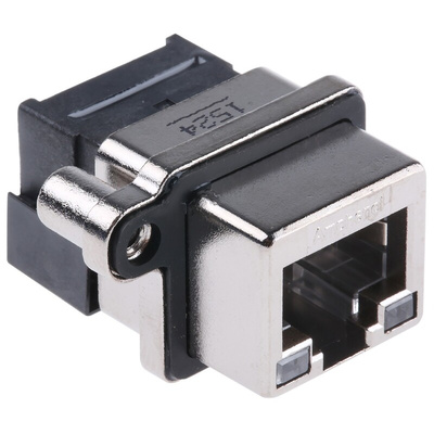 Amphenol ICC MRJ Series Female RJ45 Connector, Through Hole