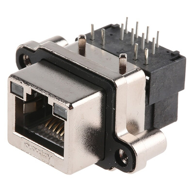 Amphenol ICC MRJ Series Female RJ45 Connector, Through Hole