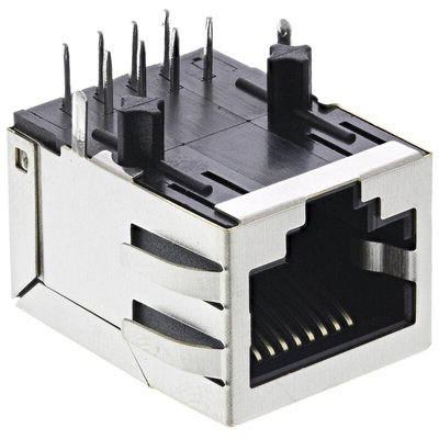 Wurth Elektronik Female RJ45 Connector, PCB Mount