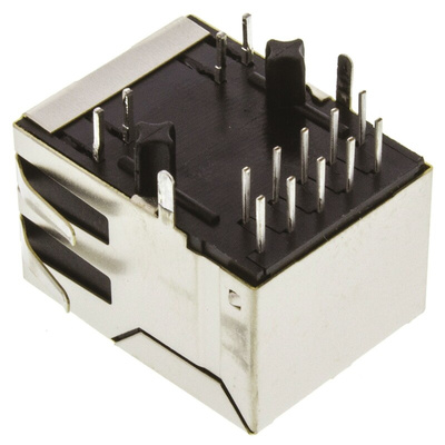 Wurth Elektronik Female RJ45 Connector, Through Hole