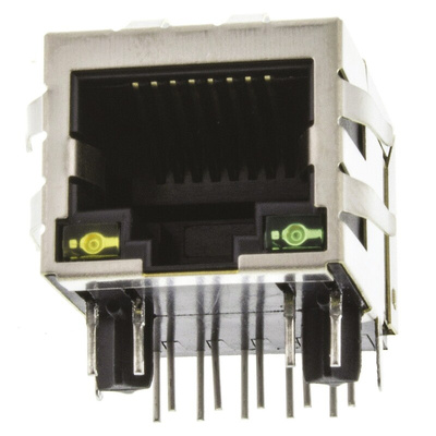 Wurth Elektronik Female RJ45 Connector, Through Hole