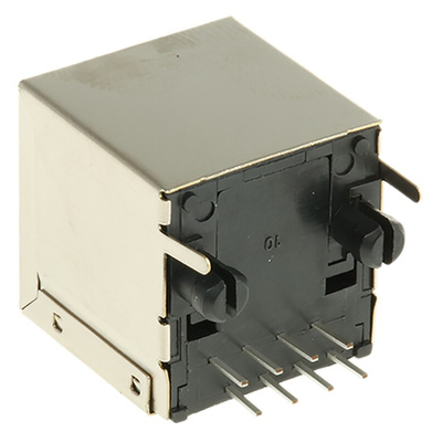 Wurth Elektronik WR-MJ Series Female RJ45 Connector, Through Hole