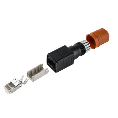 Weidmuller 1987236 Series Male RJ45 Connector, Cat6a