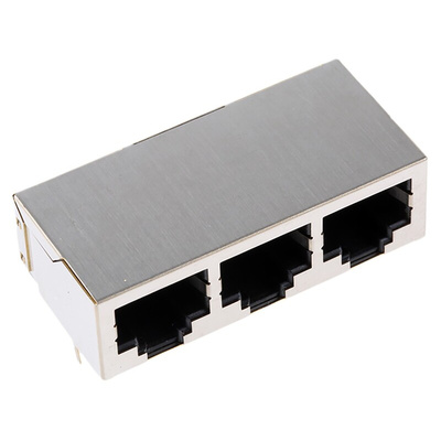 HARTING RJ Industrial Series Female RJ45 Connector, Through Hole, Cat5