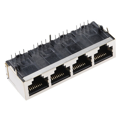 HARTING RJ Industrial Series Female RJ45 Connector, Through Hole, Cat5