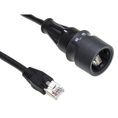 Bulgin Buccaneer Series Male RJ45 Connector, Cable Mount, Cat5e, S-FTP Shield