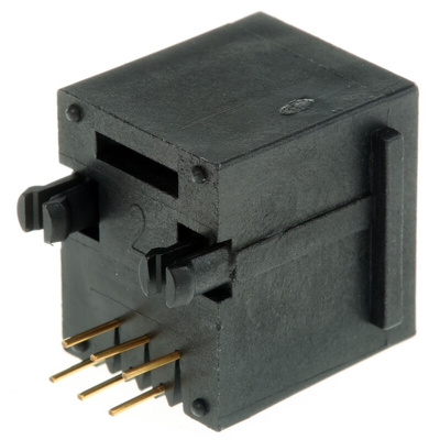 Amphenol ICC MOD JACK Series Female RJ45 Connector, Through Hole, Cat3