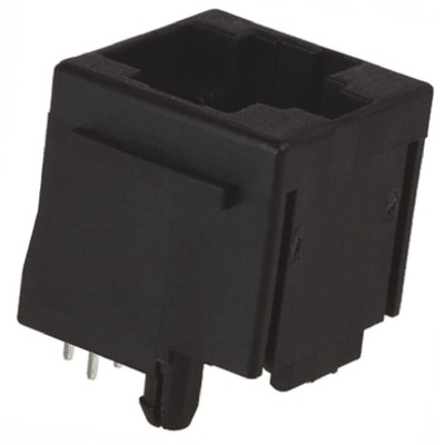 TE Connectivity Female RJ45 Connector, Through Hole, Cat3