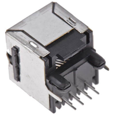 TE Connectivity 5557969 Series Female RJ45 Connector, Through Hole, Cat3