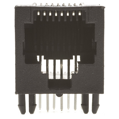 TE Connectivity 5520426 Series Female RJ45 Connector, Through Hole, Cat3