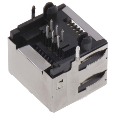 Molex 43860 Series Female RJ11 Connector, Through Hole