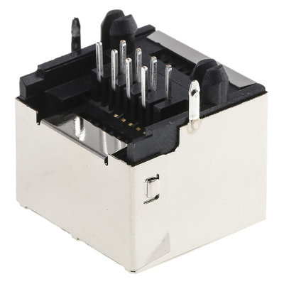 Molex 43860 Series Female RJ45 Connector, Through Hole, Cat3