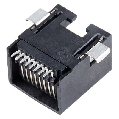 Molex 43743 Series Female RJ45 Connector, Surface Mount, Cat3