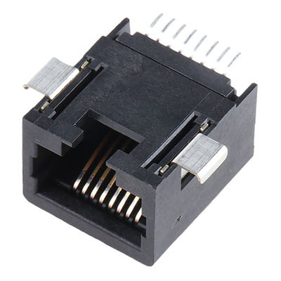 Molex 43743 Series Female RJ45 Connector, Surface Mount, Cat3