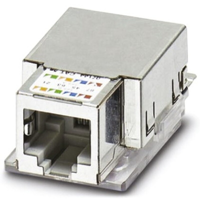 Phoenix Contact VS-08-BU Series Female RJ45 Connector, Cat5, Cat5e