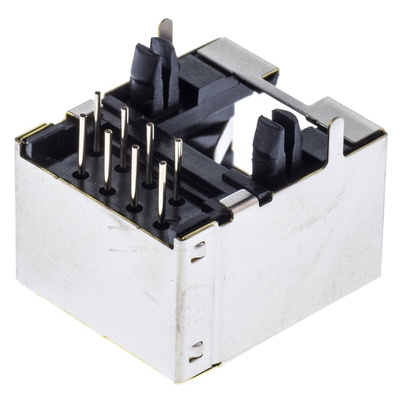 Wurth Elektronik WR-MJ Series Female RJ45 Connector, PCB Mount, Cat5, STP Shield