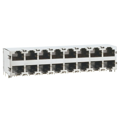 TE Connectivity 5569264 Series Female RJ45 Connector, PCB Mount, Cat5