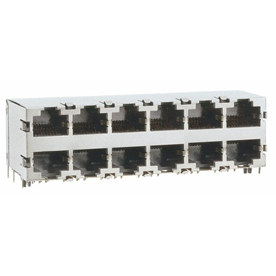 TE Connectivity 5569263 Series Female RJ45 Connector, PCB Mount, Cat5