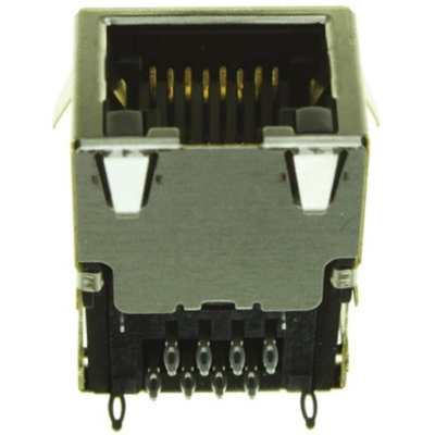 TE Connectivity 1888250 Series Female RJ45 Connector, PCB Mount, Cat5, STP Shield