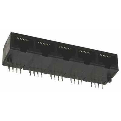 TE Connectivity 5557563 Series Female RJ45 Connector, PCB Mount, Cat3