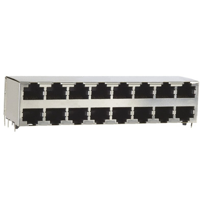 TE Connectivity 5569259 Series Female RJ45 Connector, PCB Mount, Cat5
