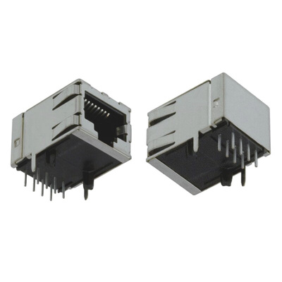 TE Connectivity 1-5406299 Series Female RJ45 Connector, PCB Mount, Cat5