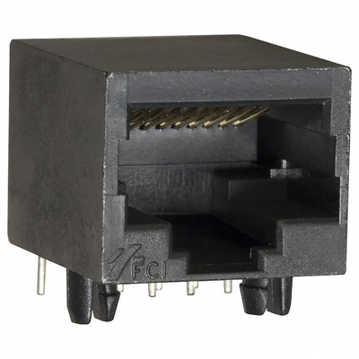 Amphenol ICC Female RJ45 Connector, Through Hole, Cat3