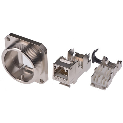 Telegartner TOC Series Female RJ45 Connector, Panel Mount, Cat6a