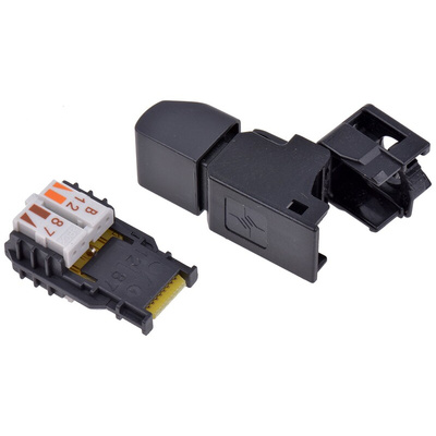 Telegartner UFP8 Series Male RJ45 Connector, Cable Mount, Cat6a