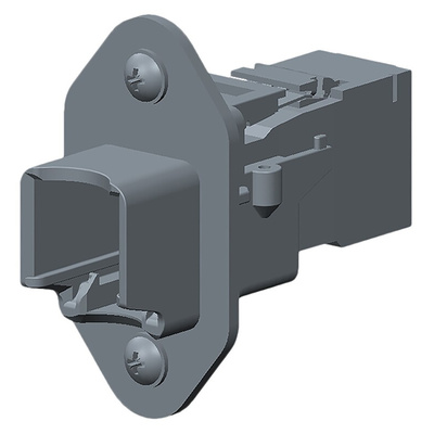 TE Connectivity Female RJ45 Socket, Screw Mount, Cat6, Shielded, Unshielded Shield