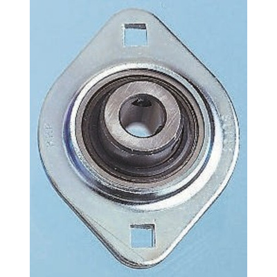 2 Hole Flange Bearing Unit, SLFL12, 12mm ID