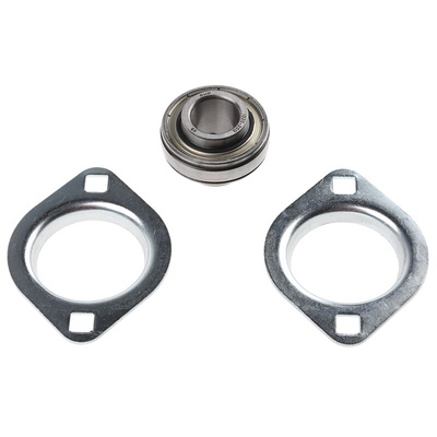 2 Hole Flange Bearing Unit, SLFL20, 20mm ID