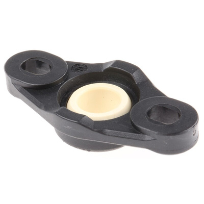 2 Hole Flange Bearing Unit, EFOM-10, 10mm ID