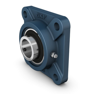 4 Hole Flange Bearing Unit, FY 17 TF, 17mm ID