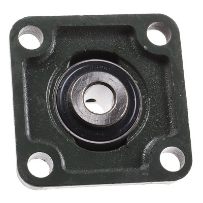 4 Hole Flange Bearing Unit 15mm ID