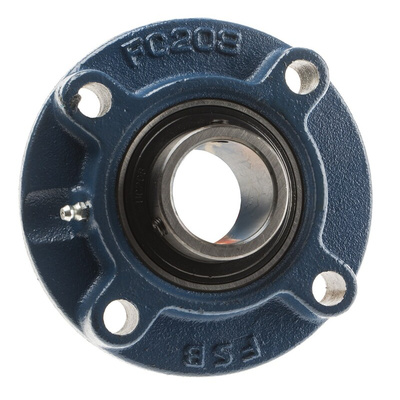 4 Hole Flange Bearing Unit 40mm ID