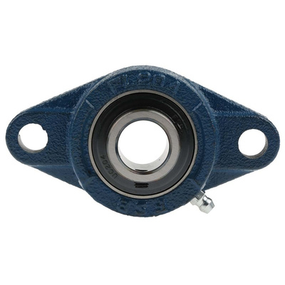 2 Hole Flange Bearing Unit 20mm ID