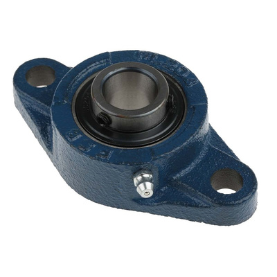 2 Hole Flange Bearing Unit 20mm ID