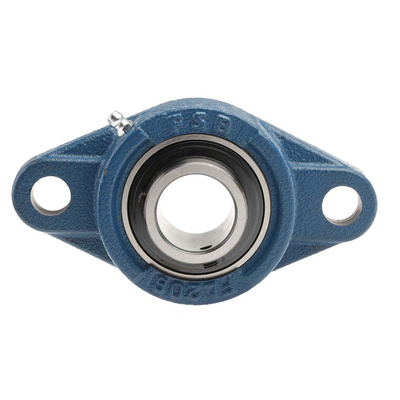 2 Hole Flange Bearing Unit 30mm ID
