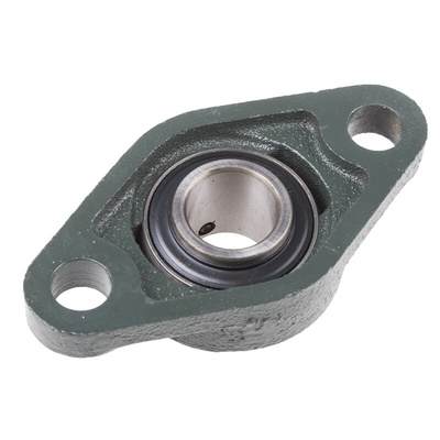 2 Hole Flange Bearing Unit 25.4mm ID