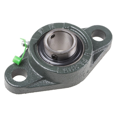 2 Hole Flange Bearing Unit 25.4mm ID