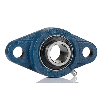 2 Hole Flange Bearing Unit 25mm ID