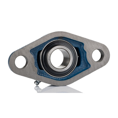 2 Hole Flange Bearing Unit 25mm ID